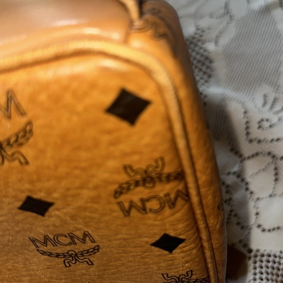 MCM Brown Backpack with Iconic Visetos Monogram - Picture 9 of 13